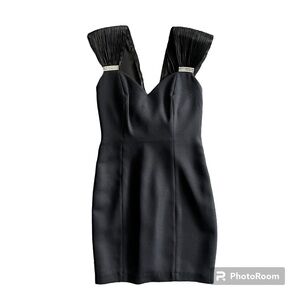 Vintage Jessica Howard Cocktail Dress with Stunning Diamond Pinned Bow